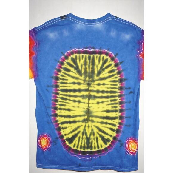 Handmade Tie-Dye Skull Shirt – Size M – Gildan 100% Cotton – Psychedelic Art Tee - Picture 6 of 6